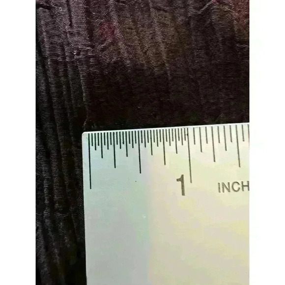 Su Zen Women’s Tunic Top 100% Rayon Dark Plum One size Beautiful Drape Fit - Picture 10 of 11